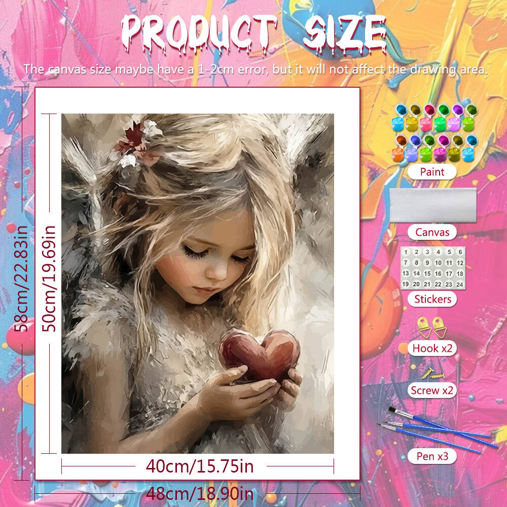 Drawing By Numbers Girl Portra - огляд і ціна Art Craft Website