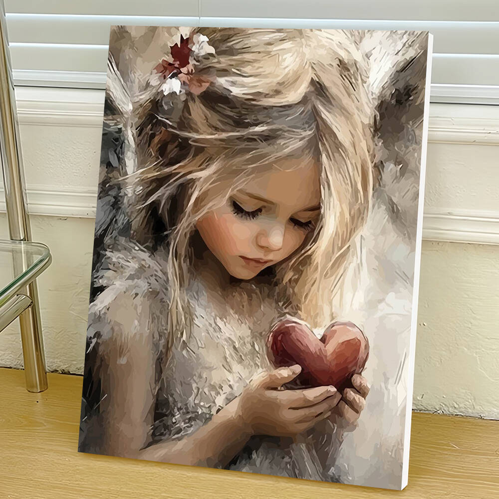 Drawing By Numbers Girl Portra - огляд і ціна Art Craft Website