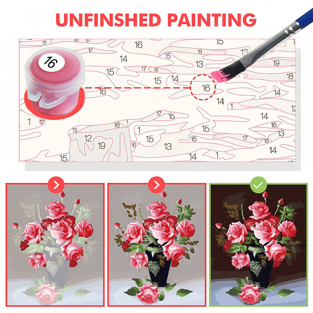 Drawing By Numbers Girl Portra - огляд і ціна Art Craft Website