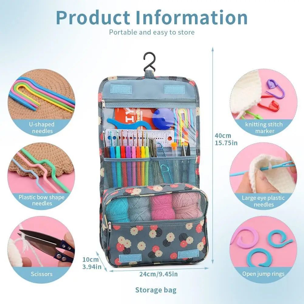 Knitting Crochet Hook Set Home - огляд і ціна Crochet Hook Set