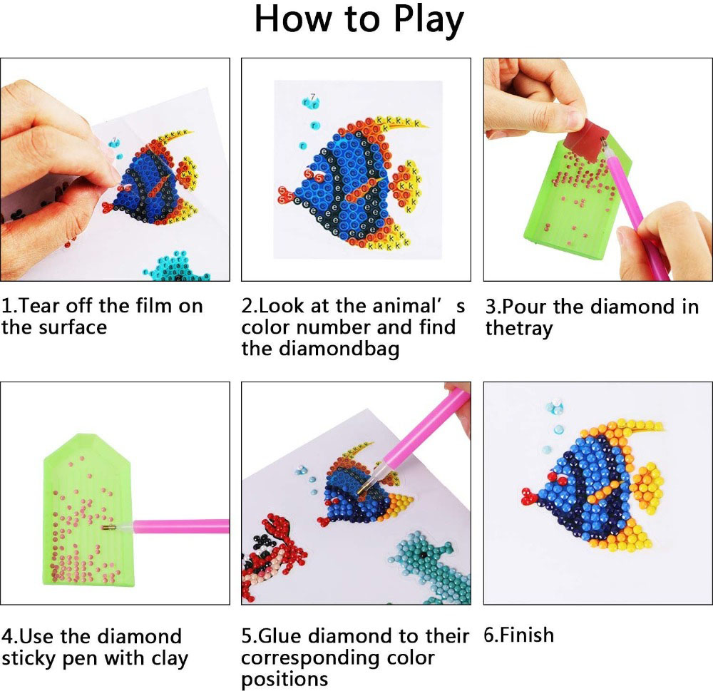 Easy Diamond Painting Stickers - огляд і ціна Art Craft 5 Year Old