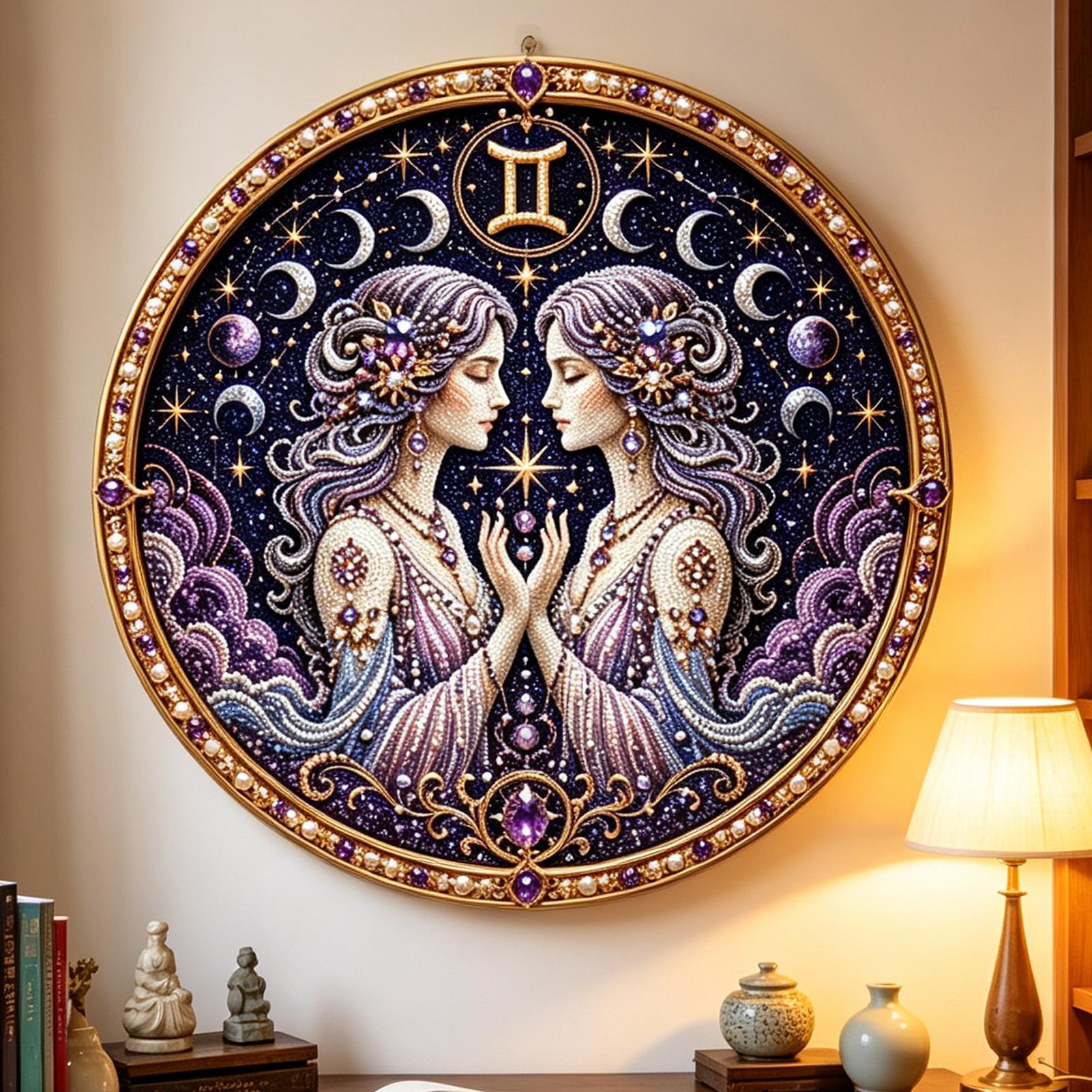 12 Zodiacs Signs Pearl Art Kit - огляд і ціна Art Craft Things
