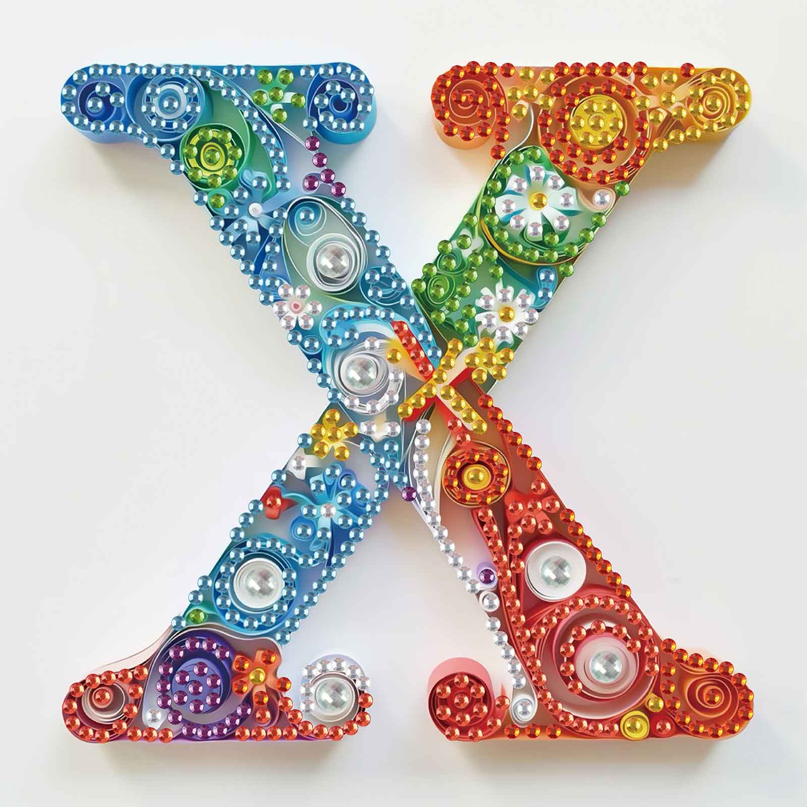 Special Shaped Diamond Art pai - огляд і ціна Art And Craft Letter X