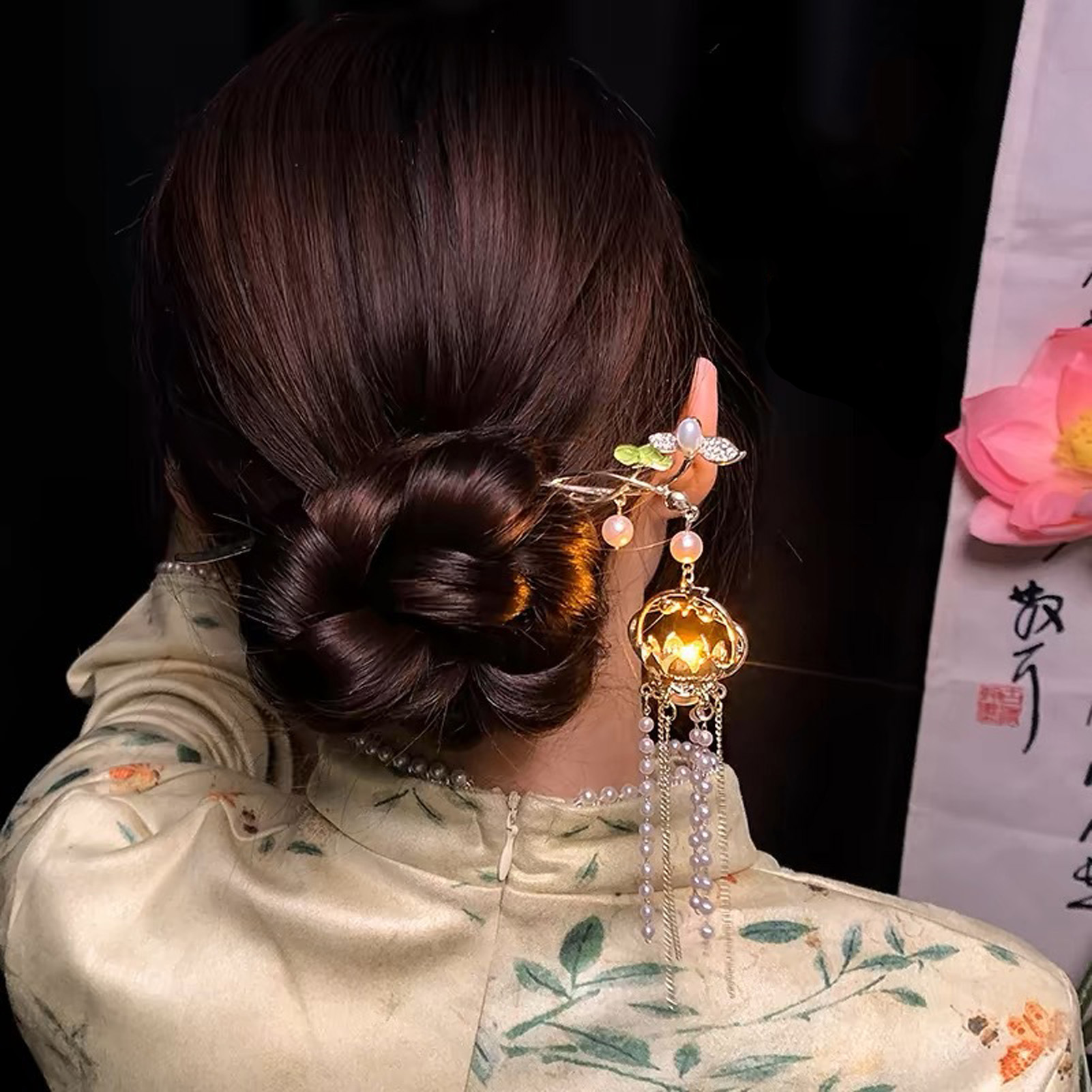 Luminous Flower Hairpin For Wo - огляд і ціна Art Craft Shop