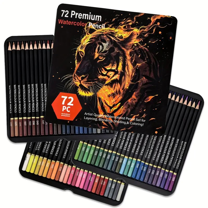Brutfuner 72 Watercolor Pencil - огляд і ціна Colored Pencil Professional