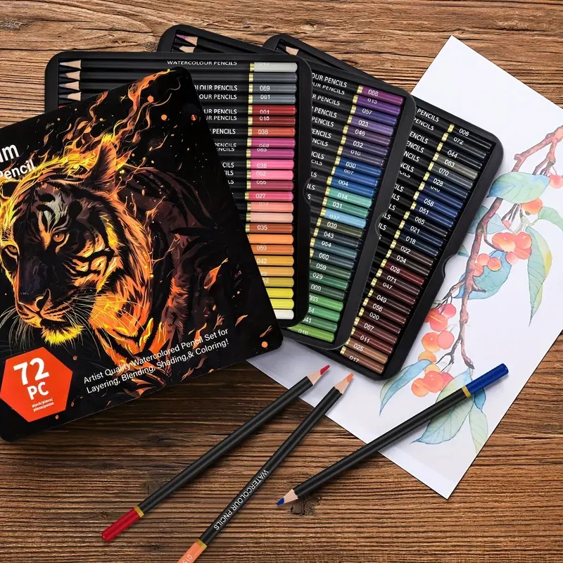 Brutfuner 72 Watercolor Pencil - огляд і ціна Colored Pencil Professional