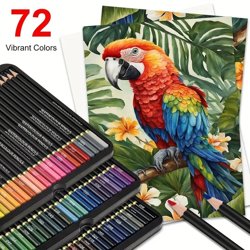Brutfuner 72 Watercolor Pencil - огляд і ціна Colored Pencil Professional
