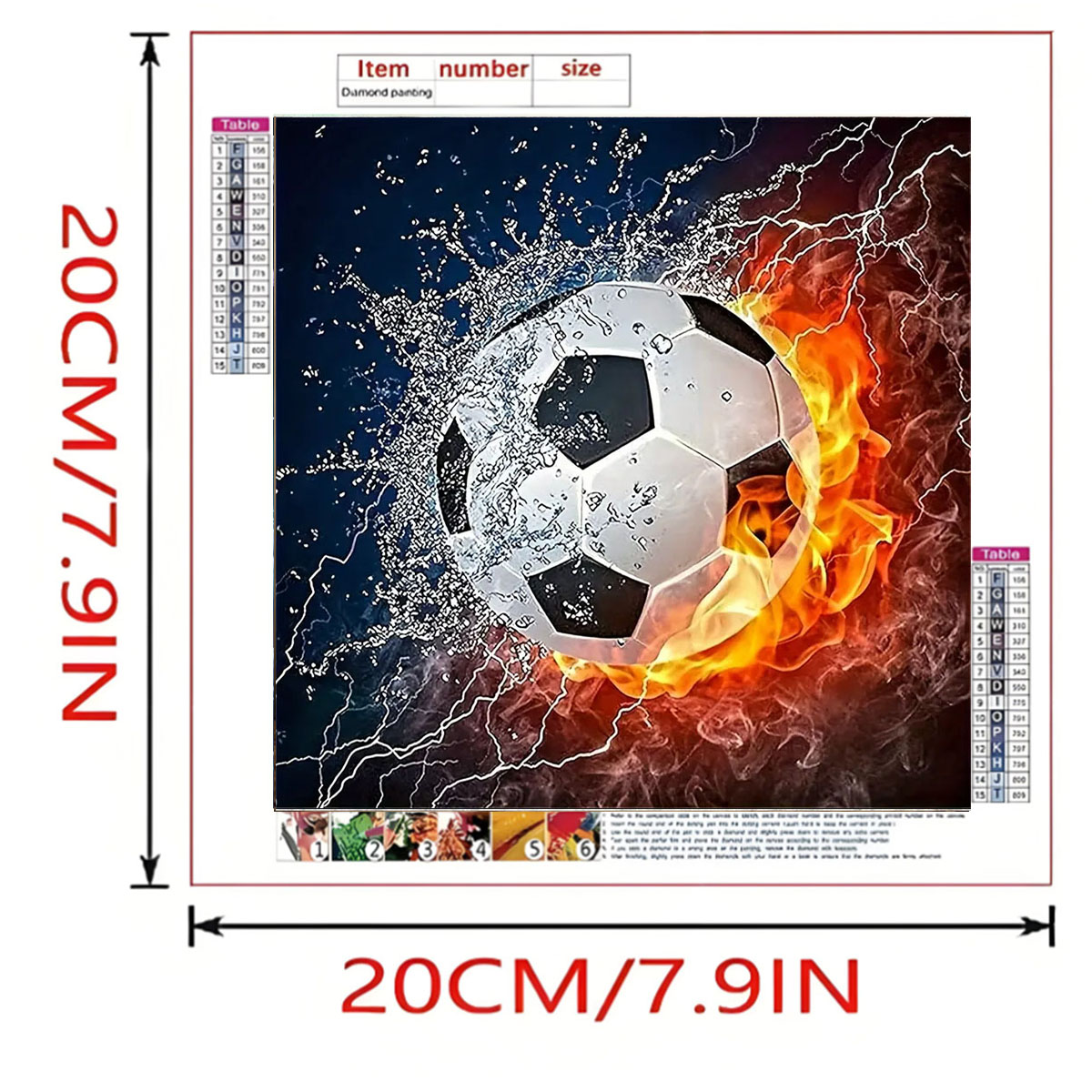 A Set of Football Diamond Pain - огляд і ціна Art Craft Website