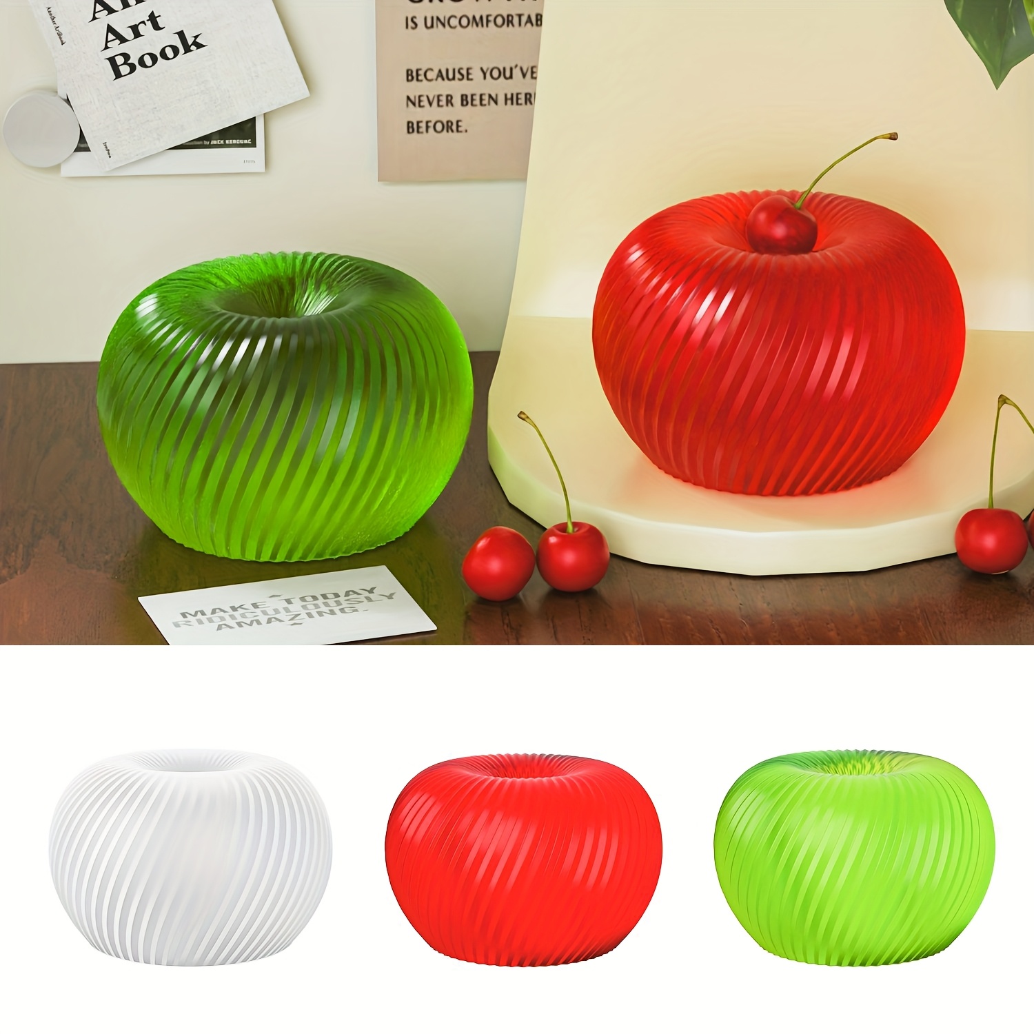 A trendy red apple silicone mo - огляд і ціна Art Craft Things
