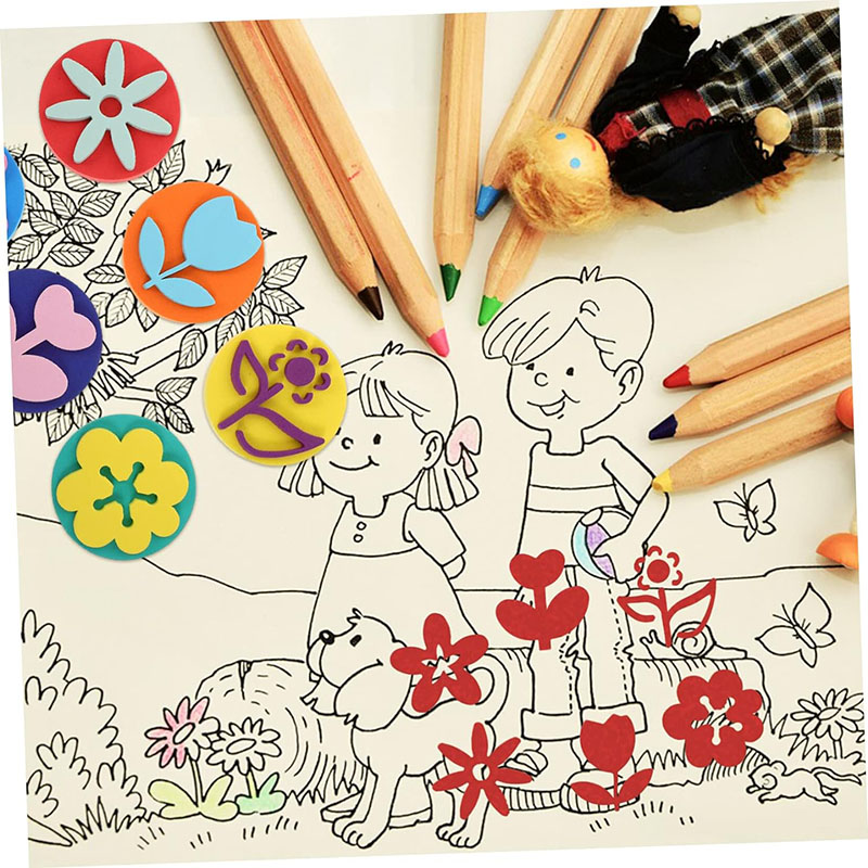 6Pcs/bag Foam Stamps for Paint - огляд і ціна Art Craft 5 Year Old