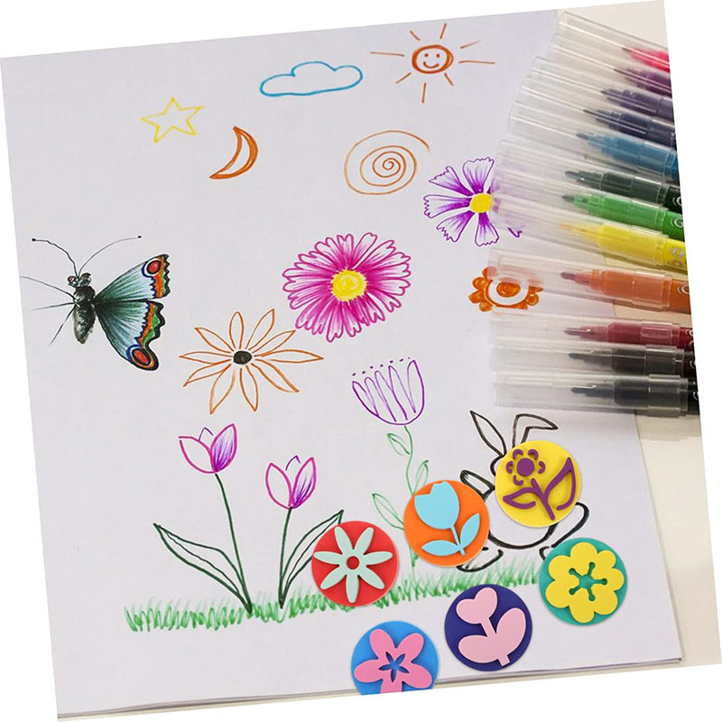 6Pcs/bag Foam Stamps for Paint - огляд і ціна Art Craft 5 Year Old