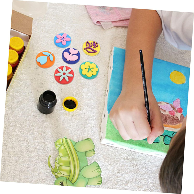 6Pcs/bag Foam Stamps for Paint - огляд і ціна Art Craft 5 Year Old