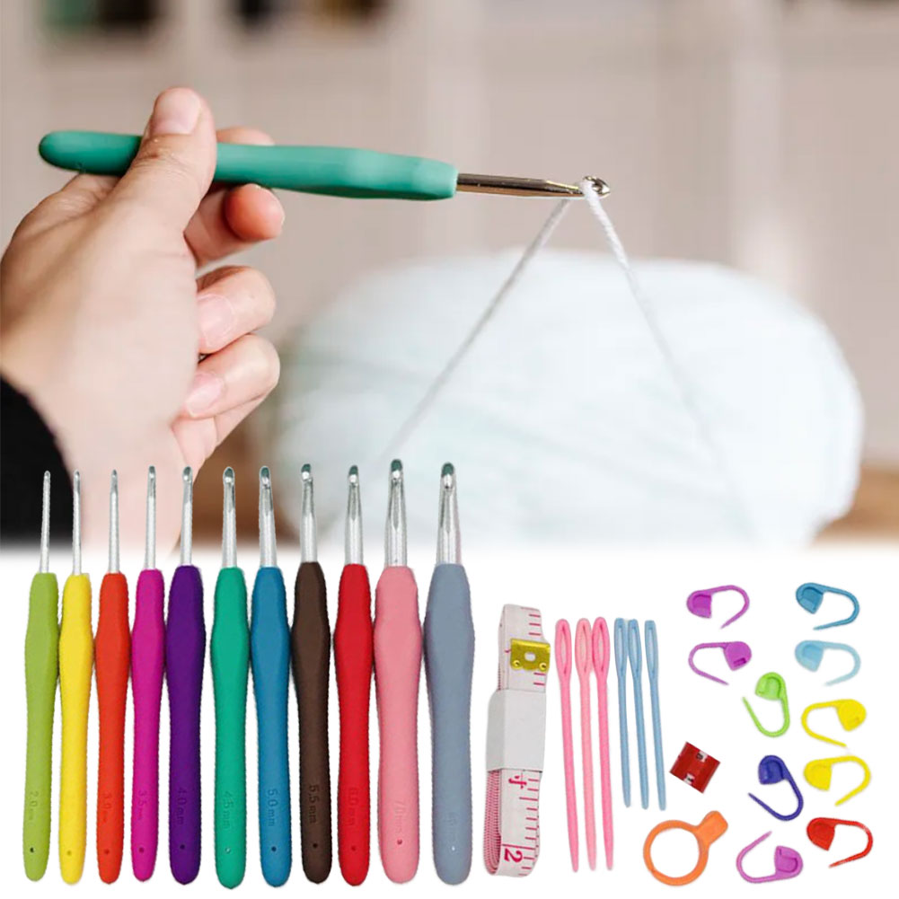 Crochet Hooks Set Yarn Knittin - огляд і ціна Crochet Hook Set