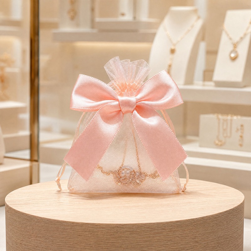 10/20pcs Pink Bow Gift Bags Tr - огляд і ціна Art Craft Holiday