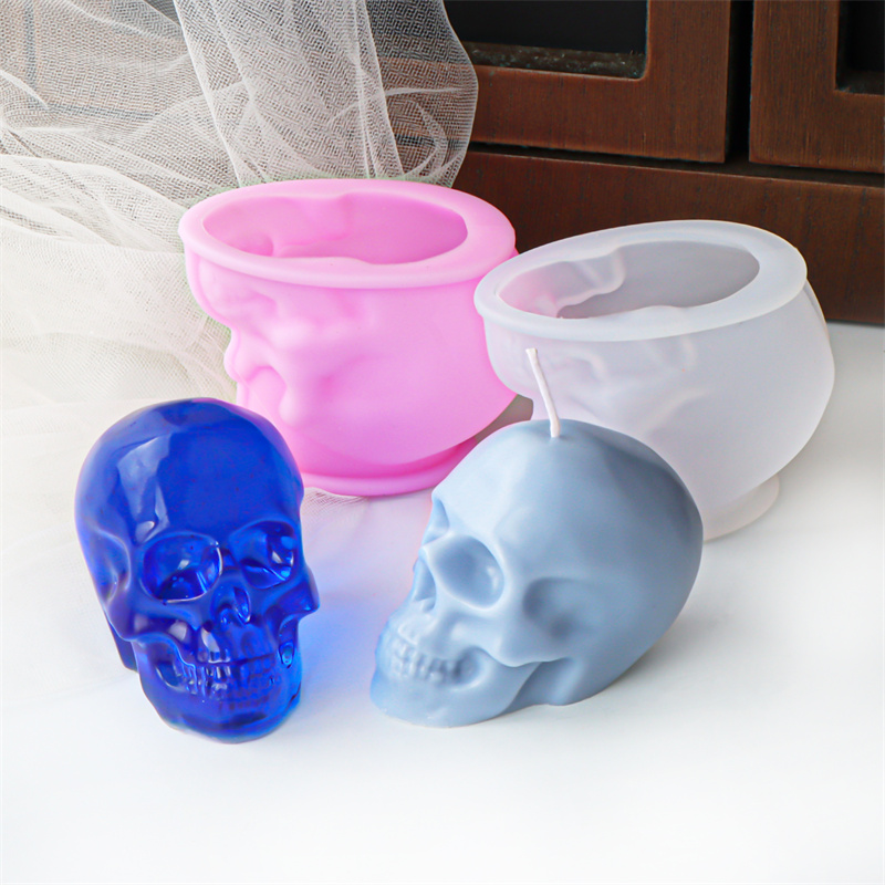 White and Pink Skull Candle Mo - огляд і ціна Art Craft Holiday