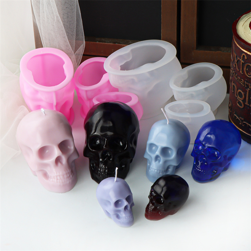 White and Pink Skull Candle Mo - огляд і ціна Art Craft Holiday