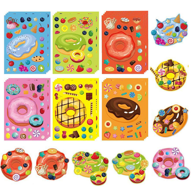 Make a Face Donut Stickers for - огляд і ціна Art Craft 5 Year Old