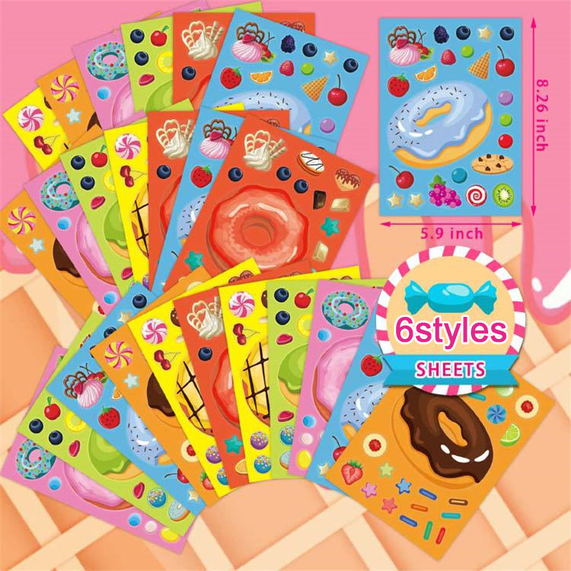 Make a Face Donut Stickers for - огляд і ціна Art Craft 5 Year Old
