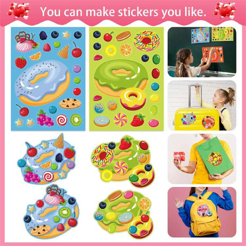 Make a Face Donut Stickers for - огляд і ціна Art Craft 5 Year Old
